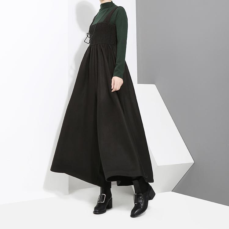 TEEK - Jucee Wide Leg Overalls - Black OVERALLS TEEK MS