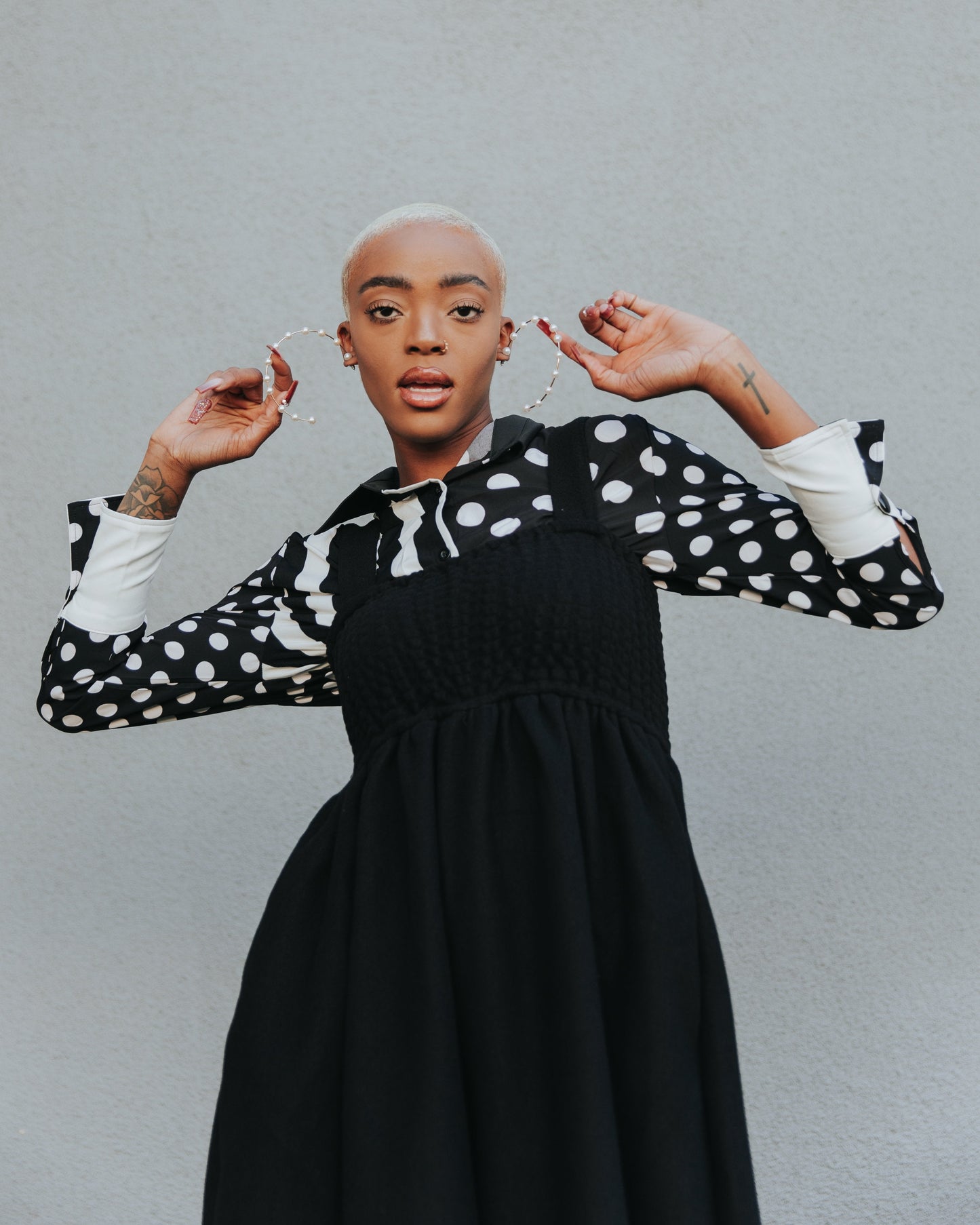 TEEK - Jucee Wide Leg Overalls - Black OVERALLS TEEK MS