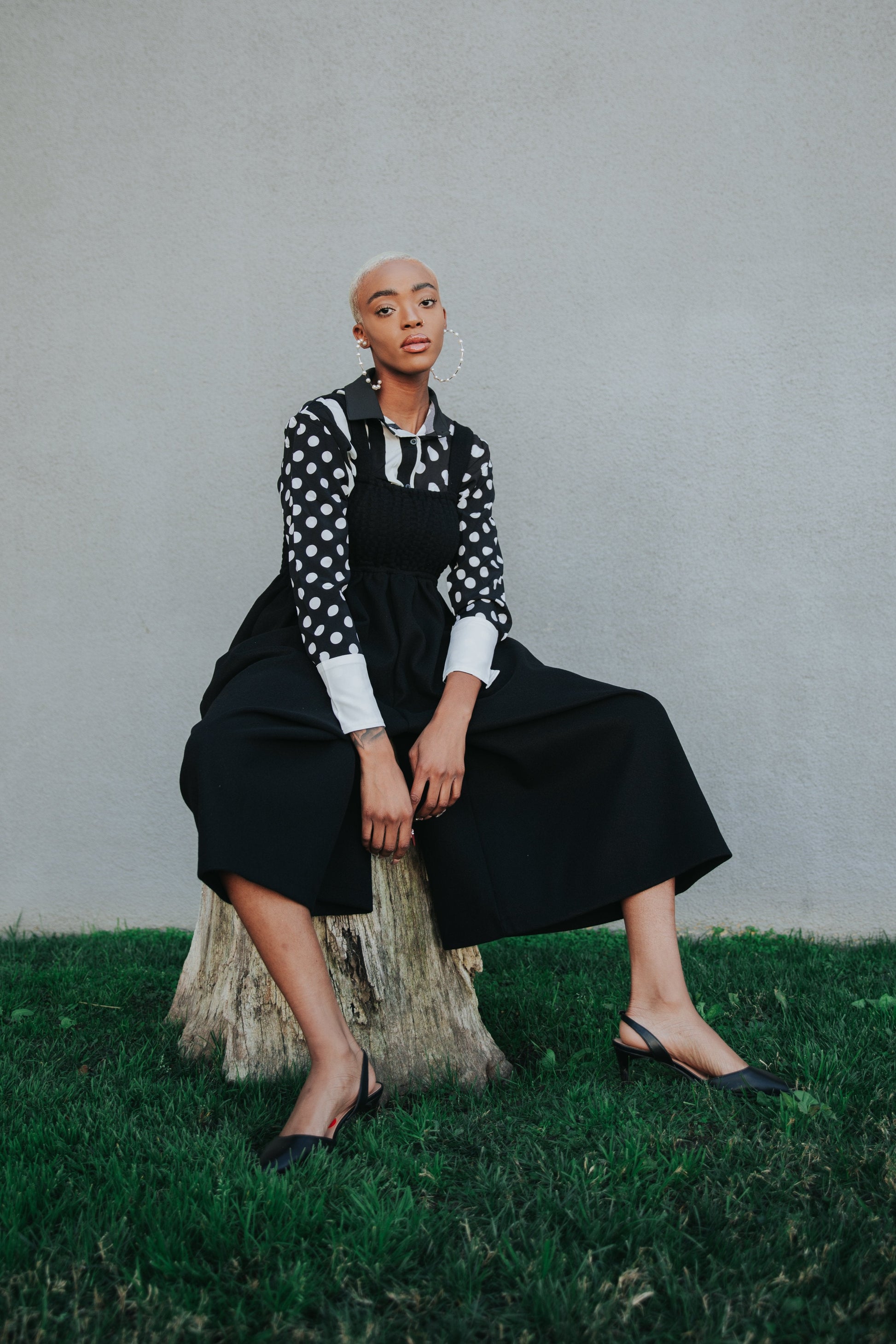 TEEK - Jucee Wide Leg Overalls - Black OVERALLS TEEK MS