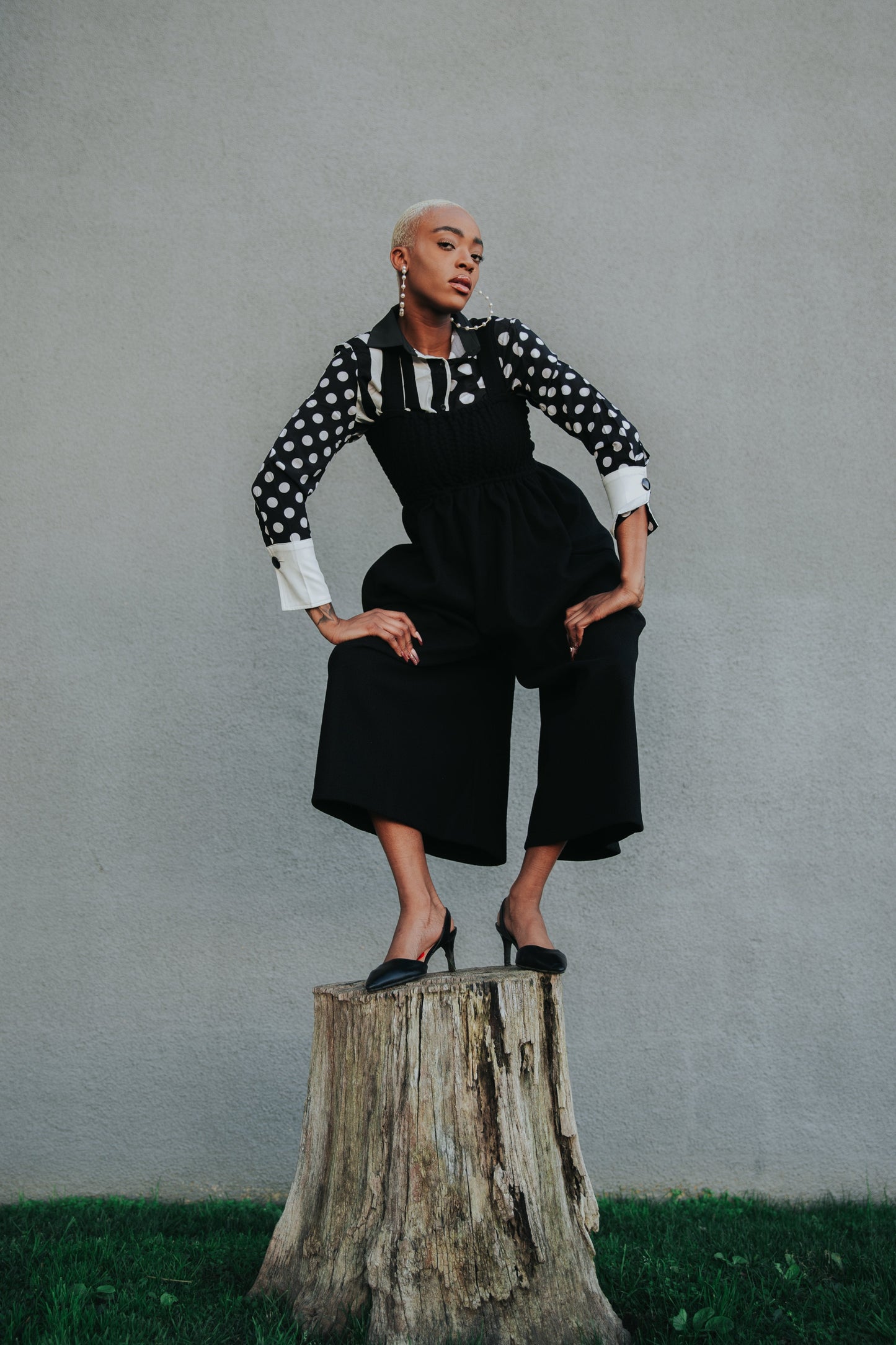 TEEK - Jucee Wide Leg Overalls - Black OVERALLS TEEK MS