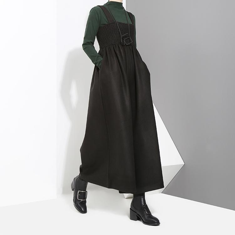 TEEK - Jucee Wide Leg Overalls - Black OVERALLS TEEK MS