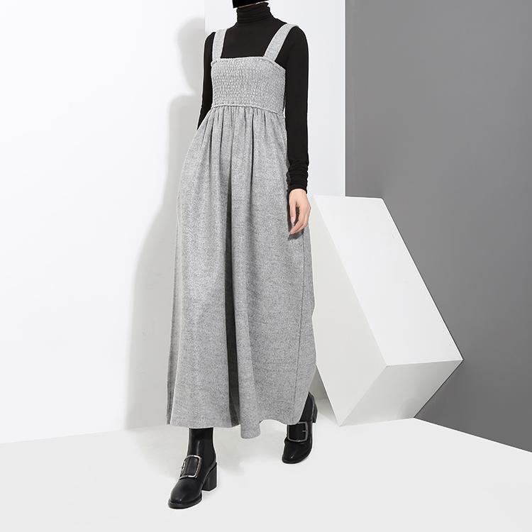 TEEK - Jucee Wide Leg Overalls - Gray OVERALLS TEEK MS