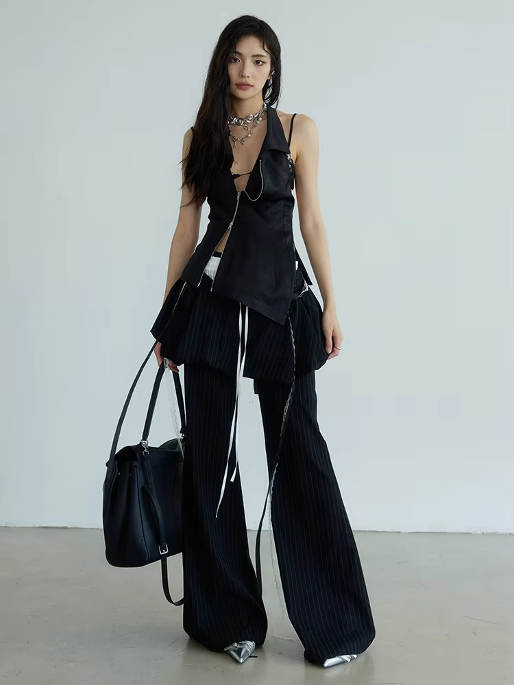 TEEK - Meetah Skirt Waist Bellbottom Pants PANTS TEEK MS