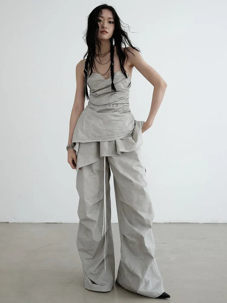 TEEK - Grey Hantuki Layered Tube Top TOPS TEEK MS