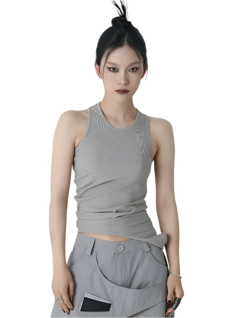 TEEK - Santdee Irregular Tank - Gray TOPS TEEK MS