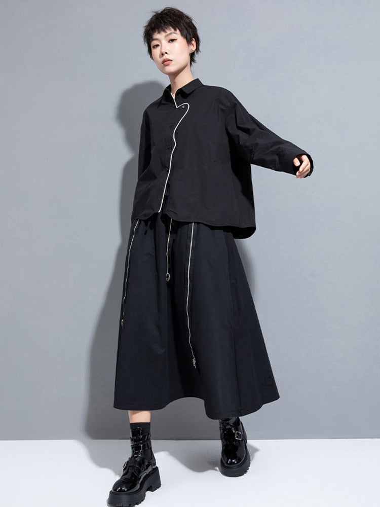 TEEK - Denie Contrast Blouse TOPS TEEK MS