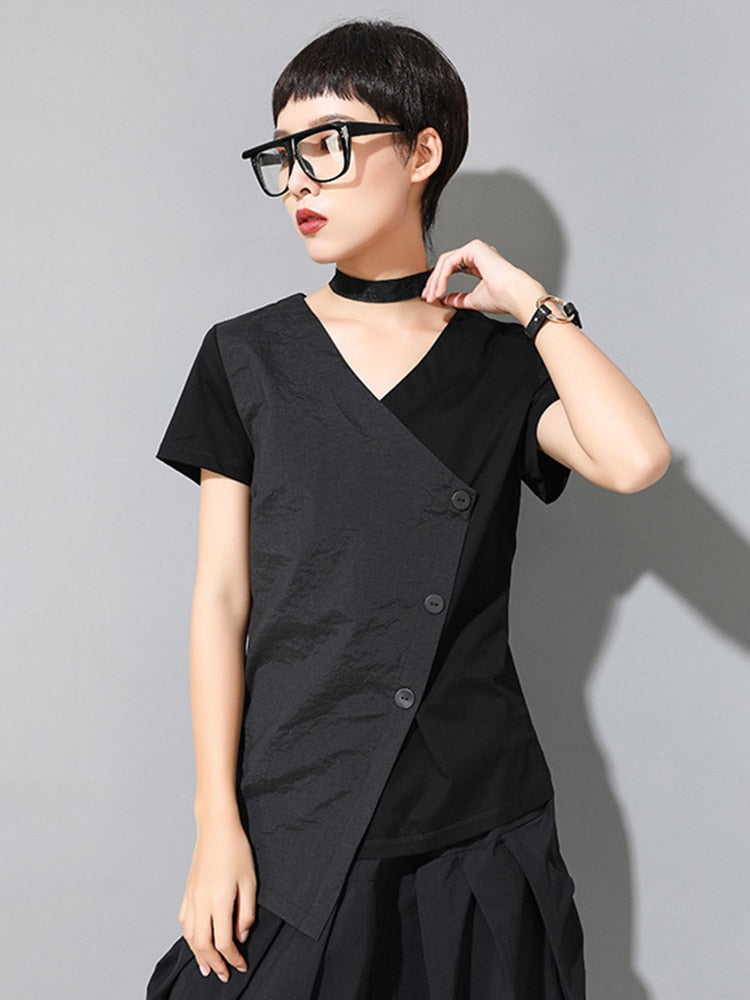 TEEK - Primii Button Wrap Shirt TOPS TEEK MS