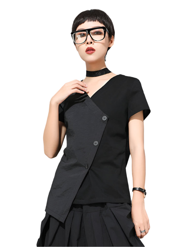 TEEK - Primii Button Wrap Shirt TOPS TEEK MS