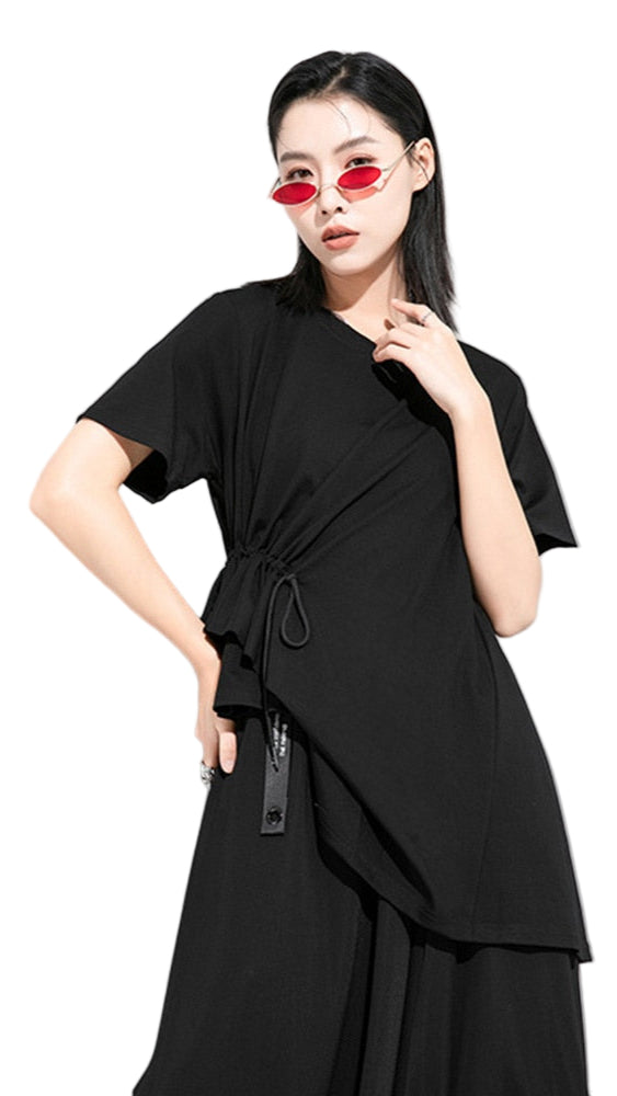 TEEK - Sween Drawstring Shirt - Black TOPS TEEK MS