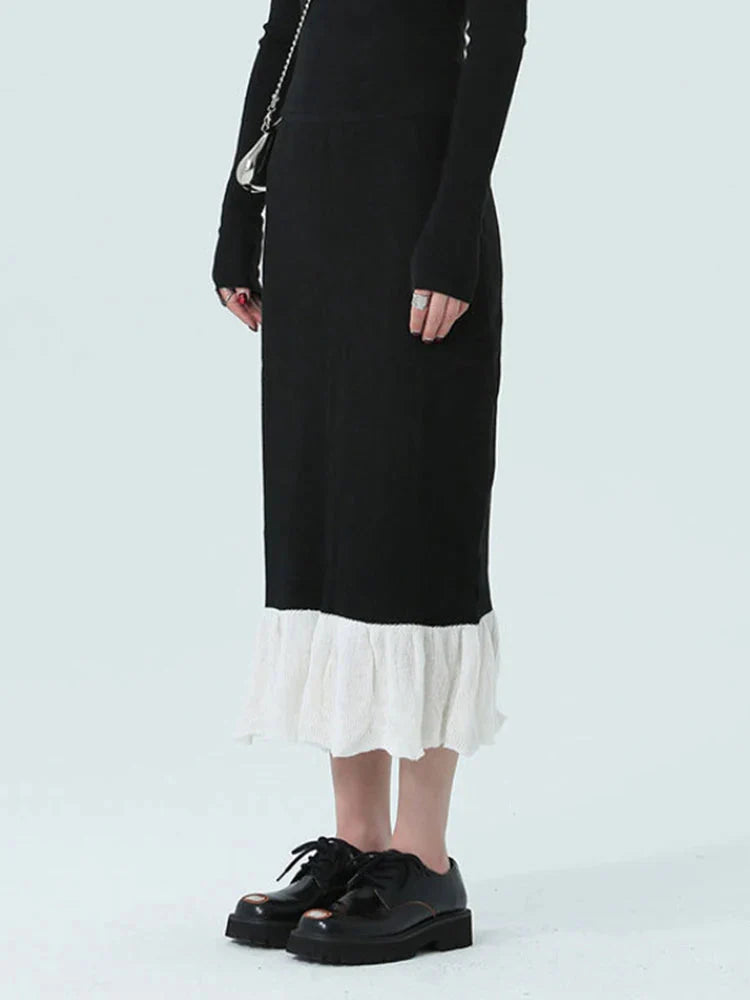 TEEK - Chambrey Cutout Skirt SKIRT TEEK MS