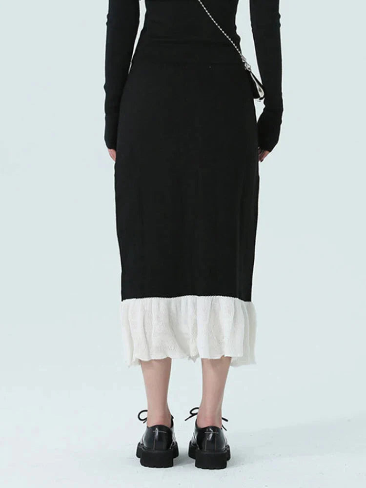 TEEK - Chambrey Cutout Skirt SKIRT TEEK MS