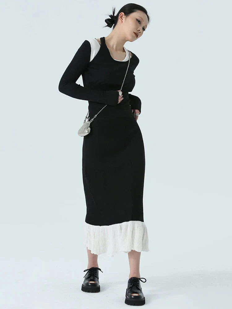 TEEK - Chambrey Cutout Skirt SKIRT TEEK MS