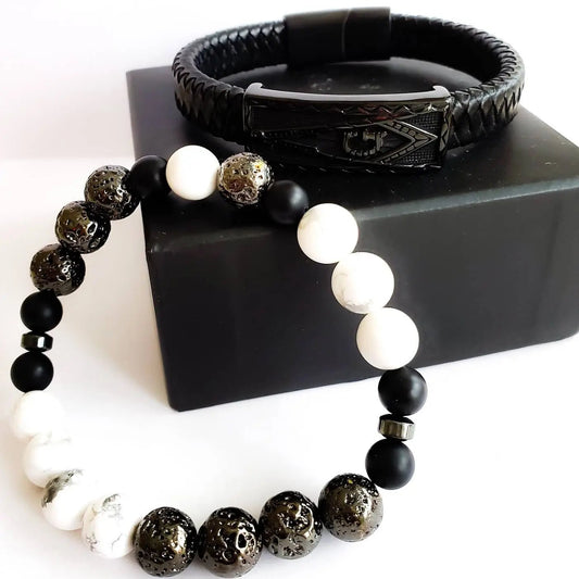 TEEK - Mens Metallic Masonic Bracelet Set JEWELRY TEEK LSC