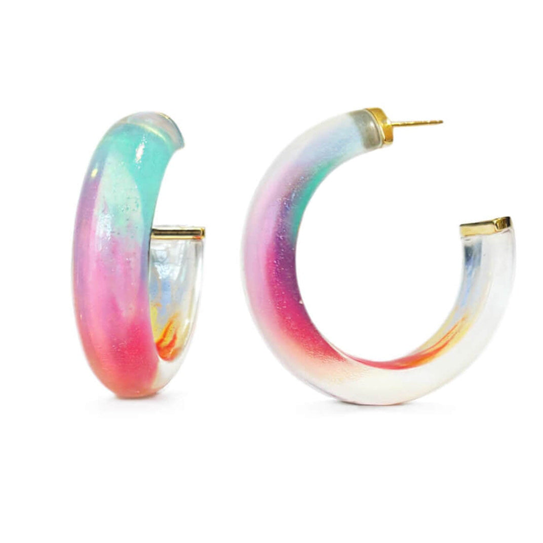 TEEK - Mermaid Lucite Hoops JEWELRY TEEK GNH