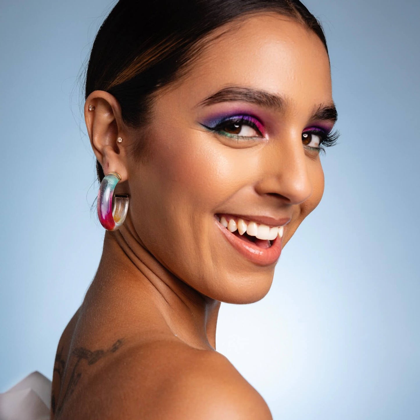 TEEK - Mermaid Lucite Hoops JEWELRY TEEK GNH