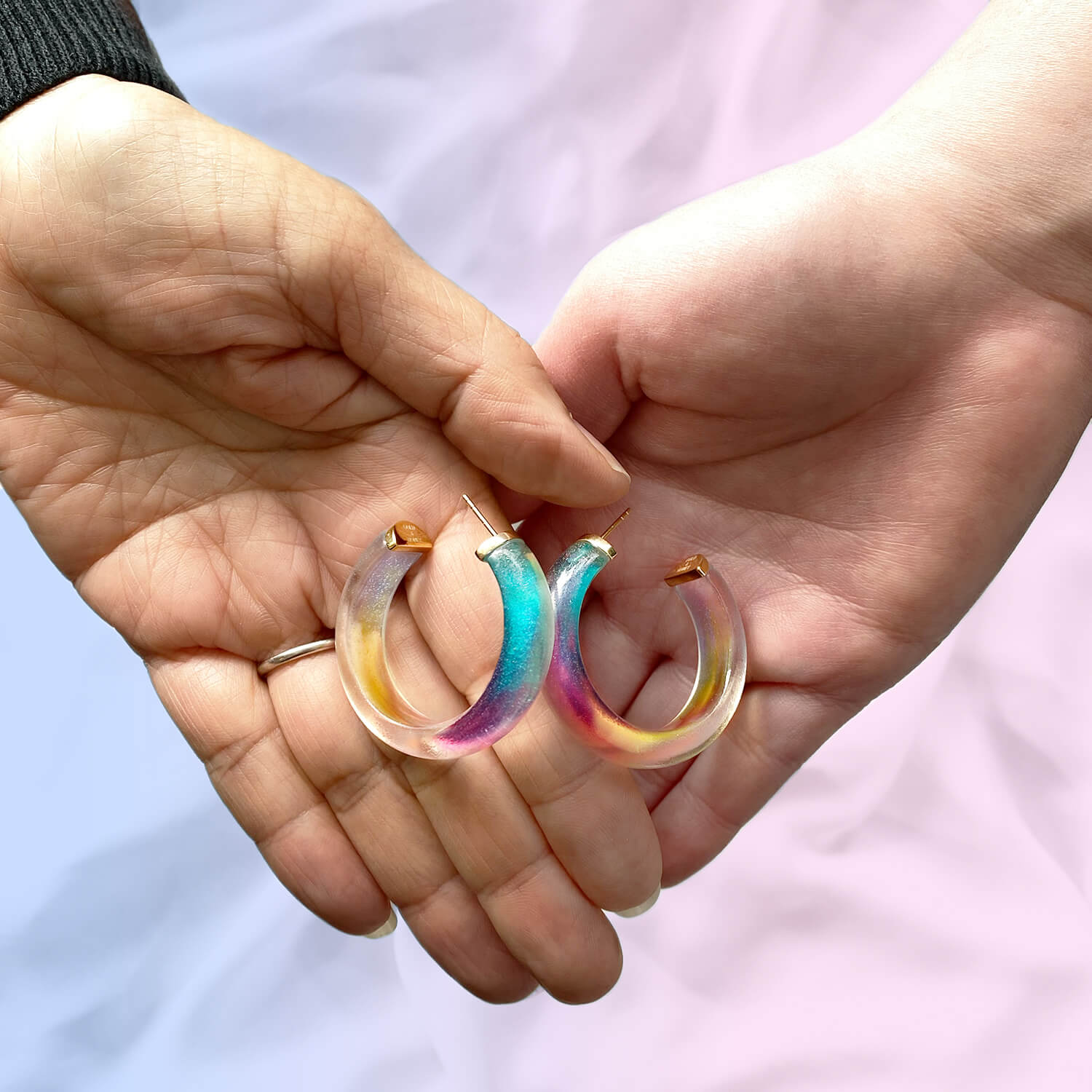 TEEK - Mermaid Lucite Hoops JEWELRY TEEK GNH