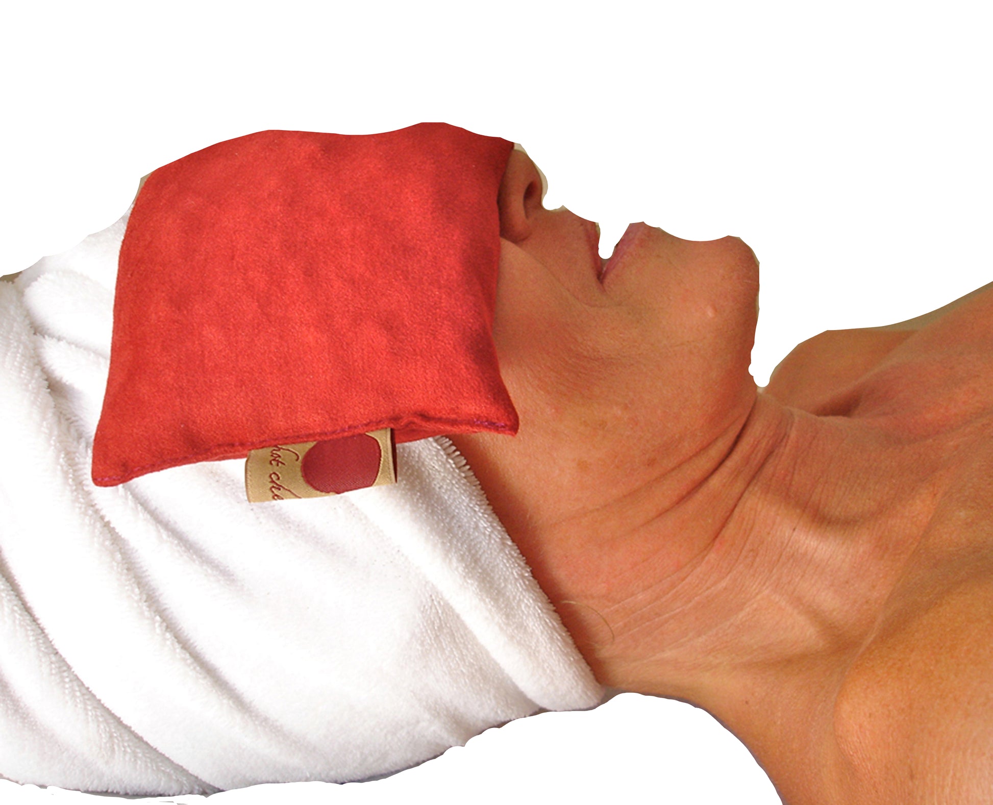TEEK - Hot Cherry Eye Pillow Plush Red Ultra-Suede PILLOW TEEK HCP