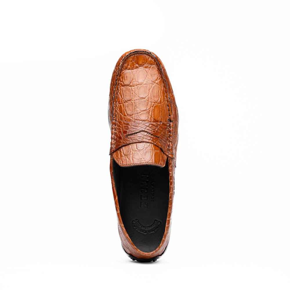 31-103-CGM MONZA Crocodile Driver, Cognac Shop TEEK ZI