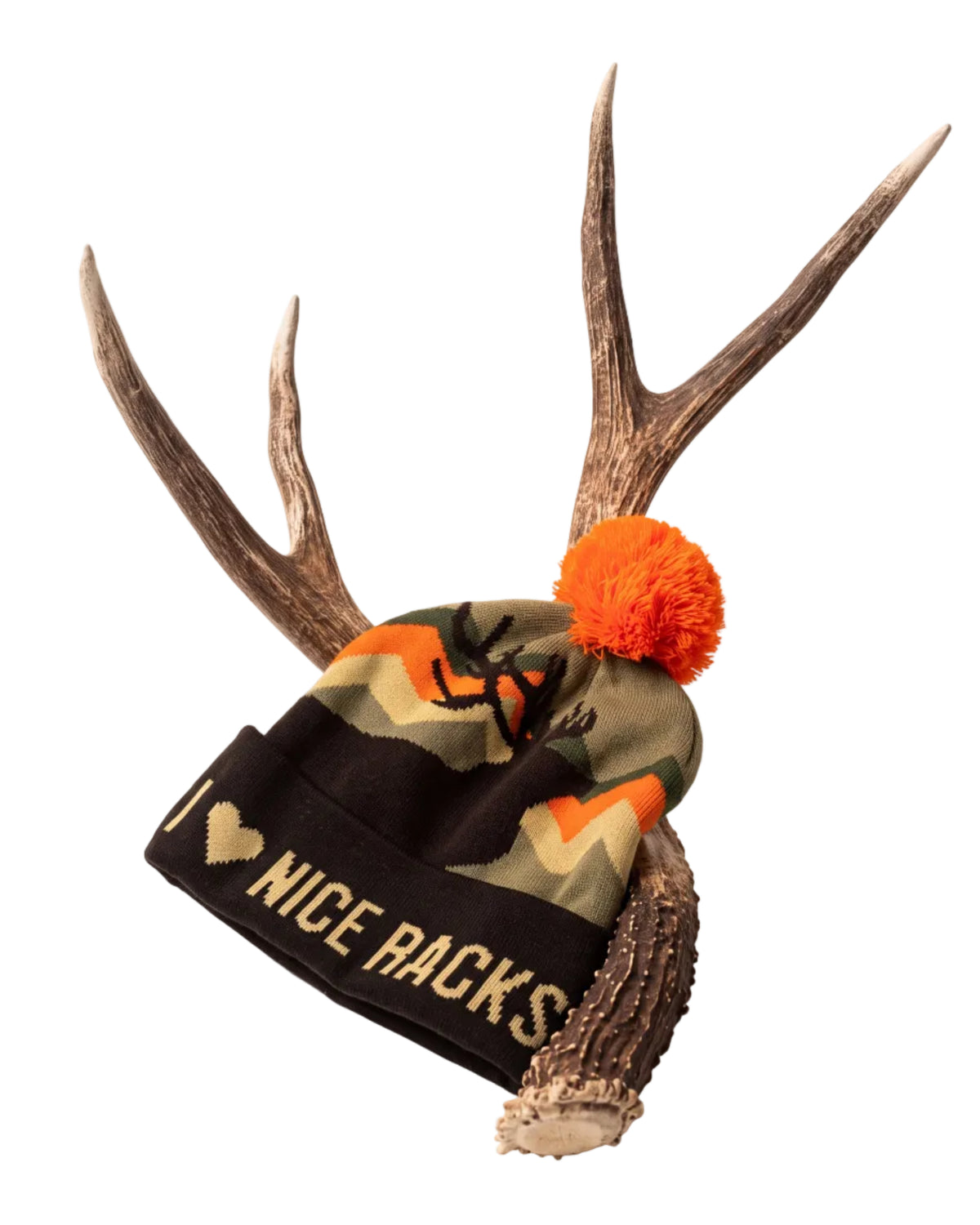 The I Love Nice Racks | Deer Hunting Ski Beanie Beanies Shinesty