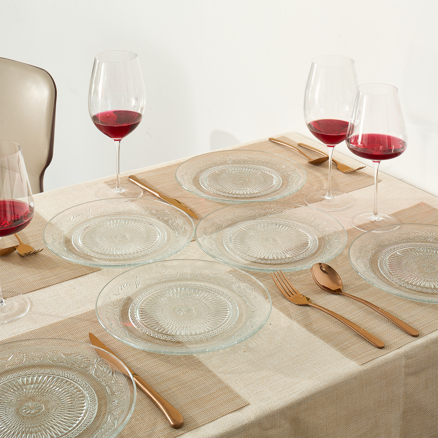 TEEK - Classica Vintage Glass Plate Set HOME DECOR TEEK KS