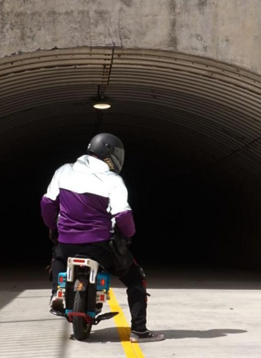 TEEK - Mens Ultra Reflective Padded Hoodie Purple Eclipse JACKET TEEK BR