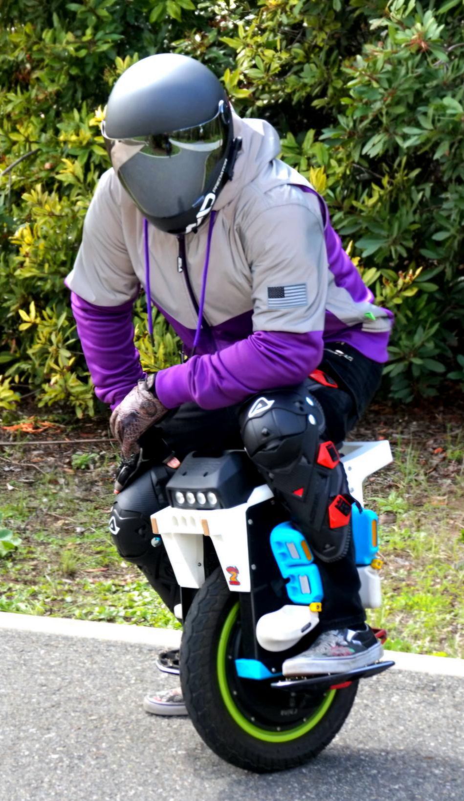 TEEK - Mens Ultra Reflective Padded Hoodie Purple Eclipse JACKET TEEK BR