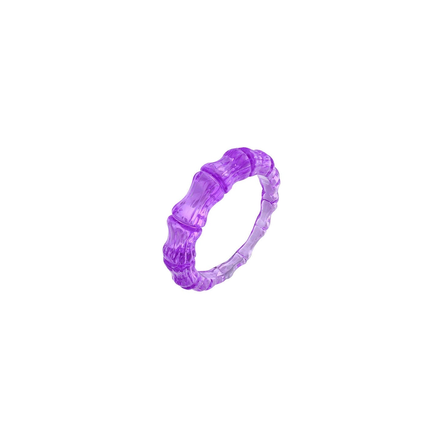 TEEK - Bamboo Lucite Rings JEWELRY TEEK GNH GRAPE