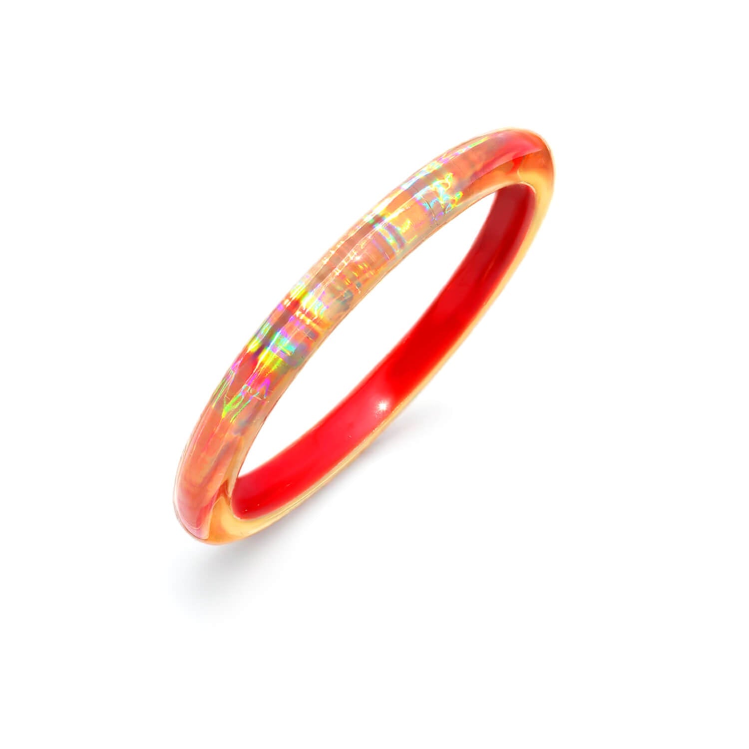 TEEK - Rave Slip On Lucite Bangle JEWELRY TEEK GNH RAVE-RED