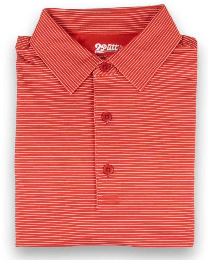 TEEK - Red Stripe Mens Polo TOPS TEEK 2P S