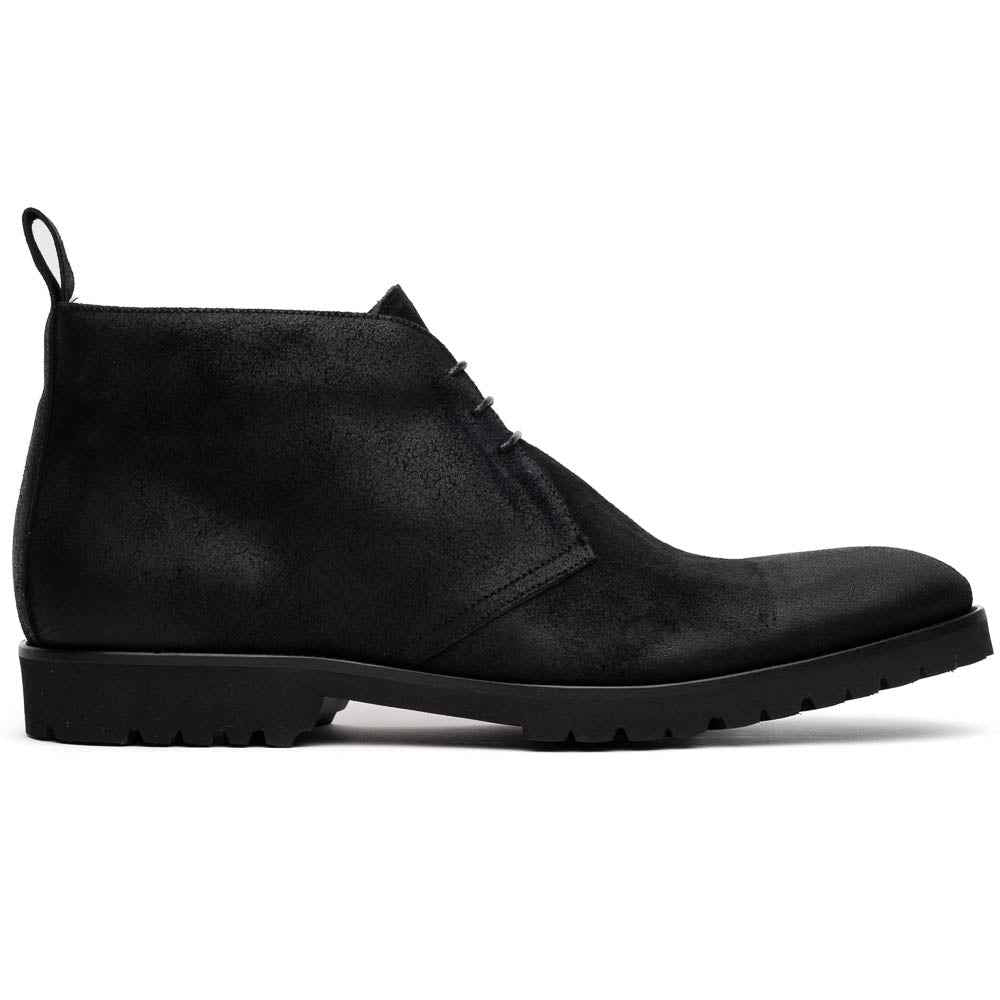 TEEK - 46-602-BLK REZZA Suede Calfskin Chukka Boot Black SHOES TEEK ZI
