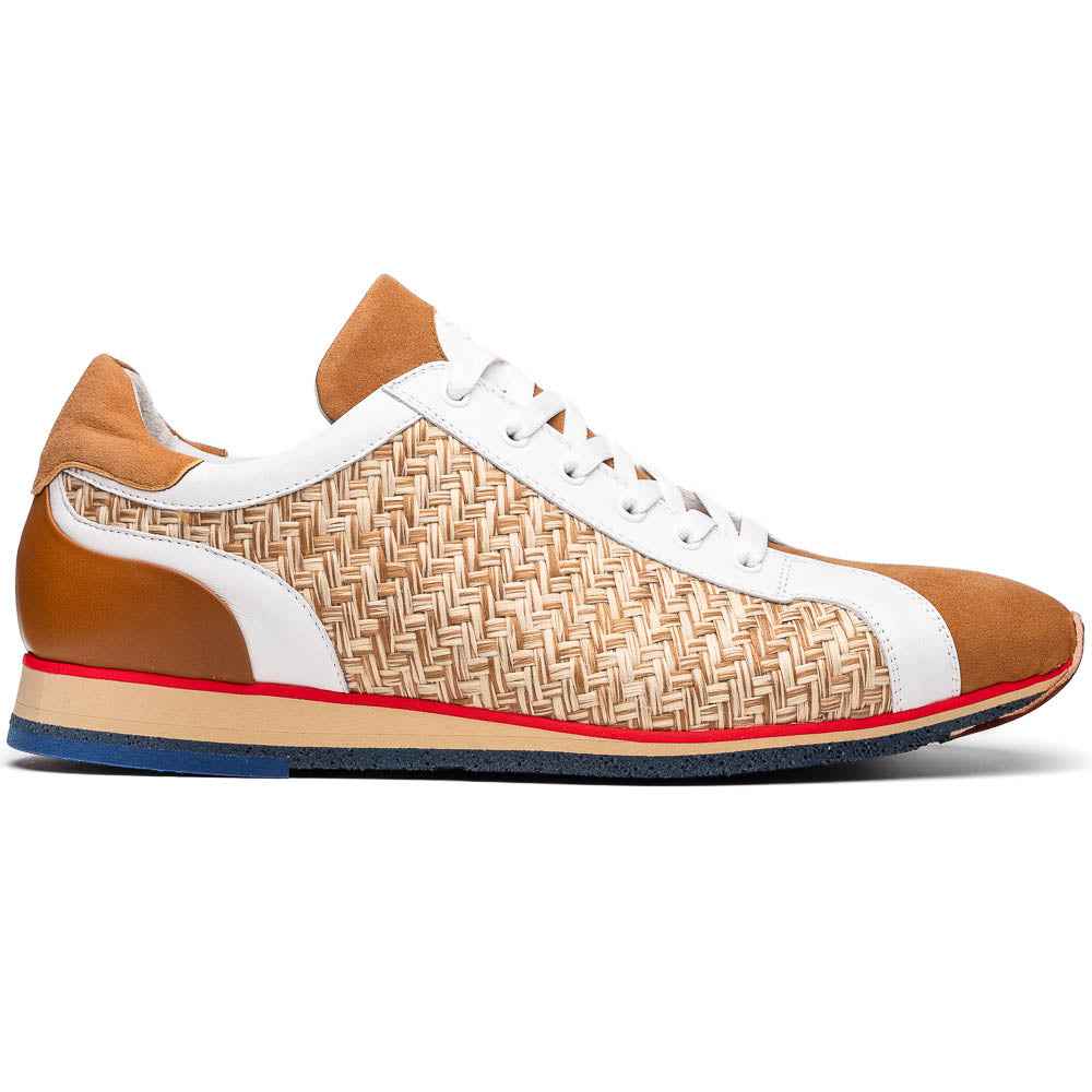 TEEK - 65-375-BRN RIPI Calfskin Hand Weave Sneaker Brown SHOES TEEK ZI