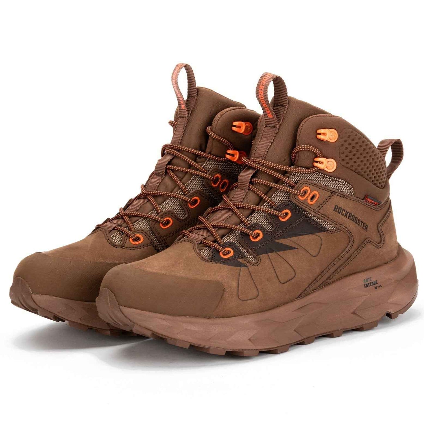 ROCKROOSTER Farmington Brown 6 Inch Waterproof Hiking Boots with VIBRAM® Outsole OC21031 Hiking shoes Rock Rooster Footwear Inc