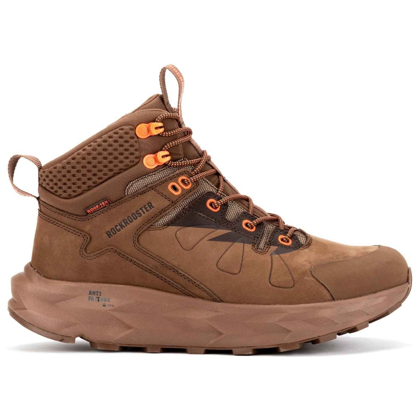 ROCKROOSTER Farmington Brown 6 Inch Waterproof Hiking Boots with VIBRAM® Outsole OC21031 Hiking shoes Rock Rooster Footwear Inc