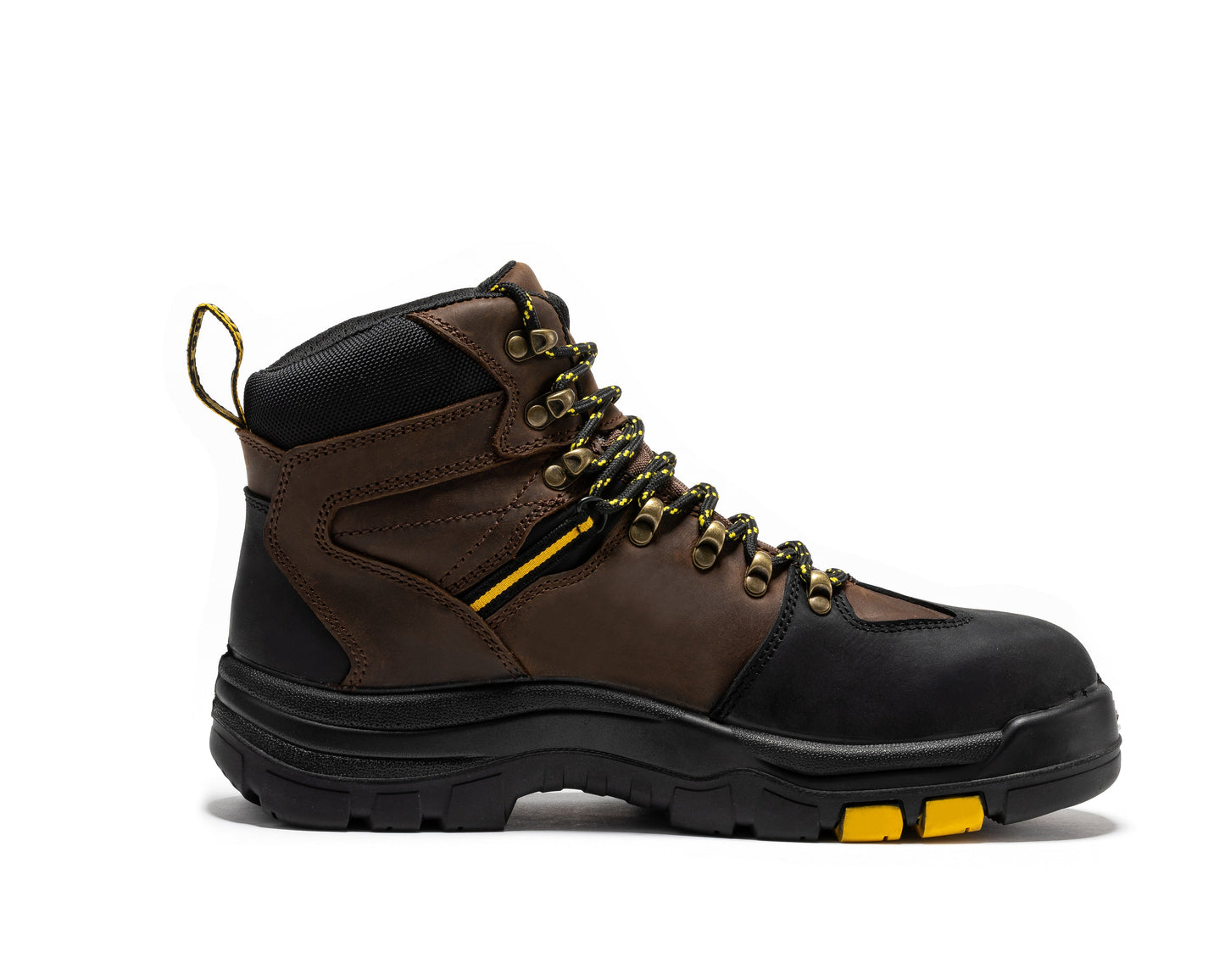 TEEK - ROCKROOSTER Marfa Brown 6 IN Waterproof Composite Toe Leather Work Boots CP211 SHOES TEEK RRF