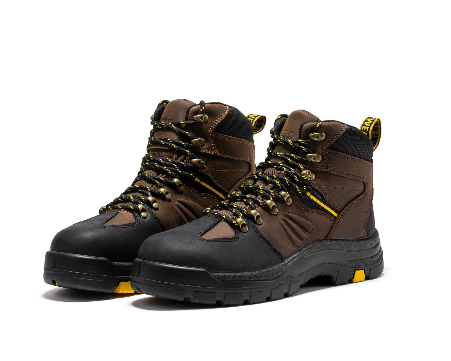 TEEK - ROCKROOSTER Marfa Brown 6 IN Waterproof Composite Toe Leather Work Boots CP211 SHOES TEEK RRF