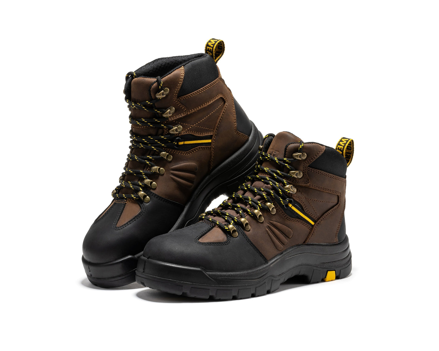 TEEK - ROCKROOSTER Marfa Brown 6 IN Waterproof Composite Toe Leather Work Boots CP211 SHOES TEEK RRF