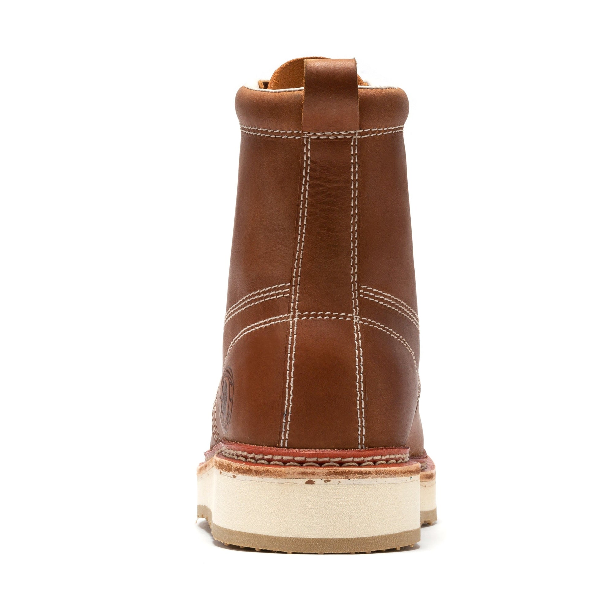 TEEK - ROCKROOSTER Norwood Mens 6 IN Brown Steel Toe Wedge Work Boots SHOES TEEK RRF