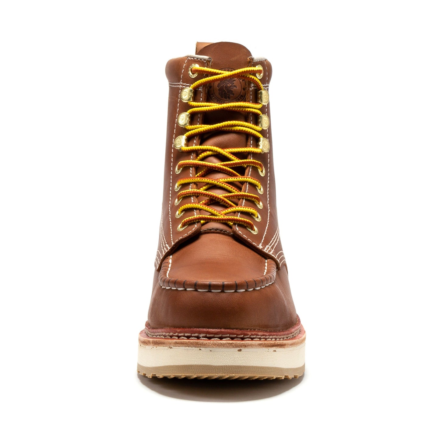 TEEK - ROCKROOSTER Norwood Mens 6 IN Brown Steel Toe Wedge Work Boots SHOES TEEK RRF
