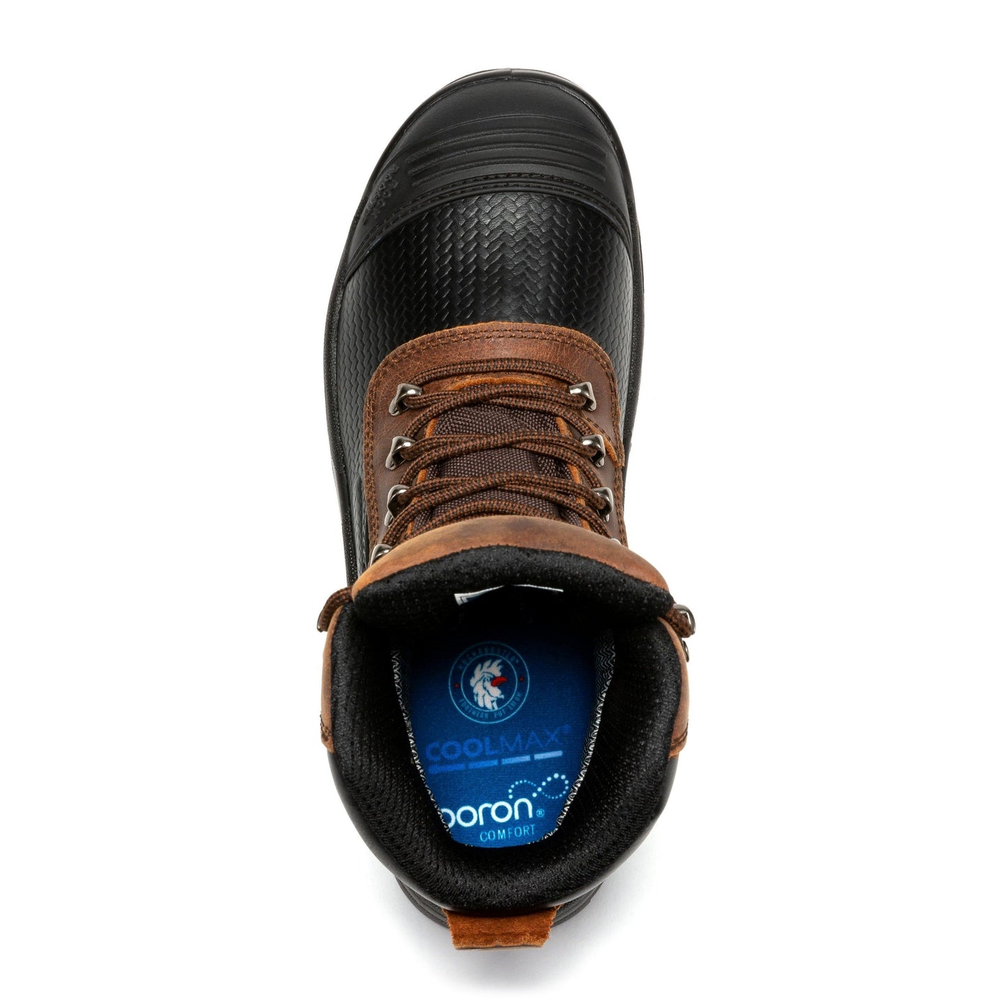 TEEK - ROCKROOSTER Sedona 6 IN Waterproof Steel Toe Leather Work Boots SHOES TEEK RRF