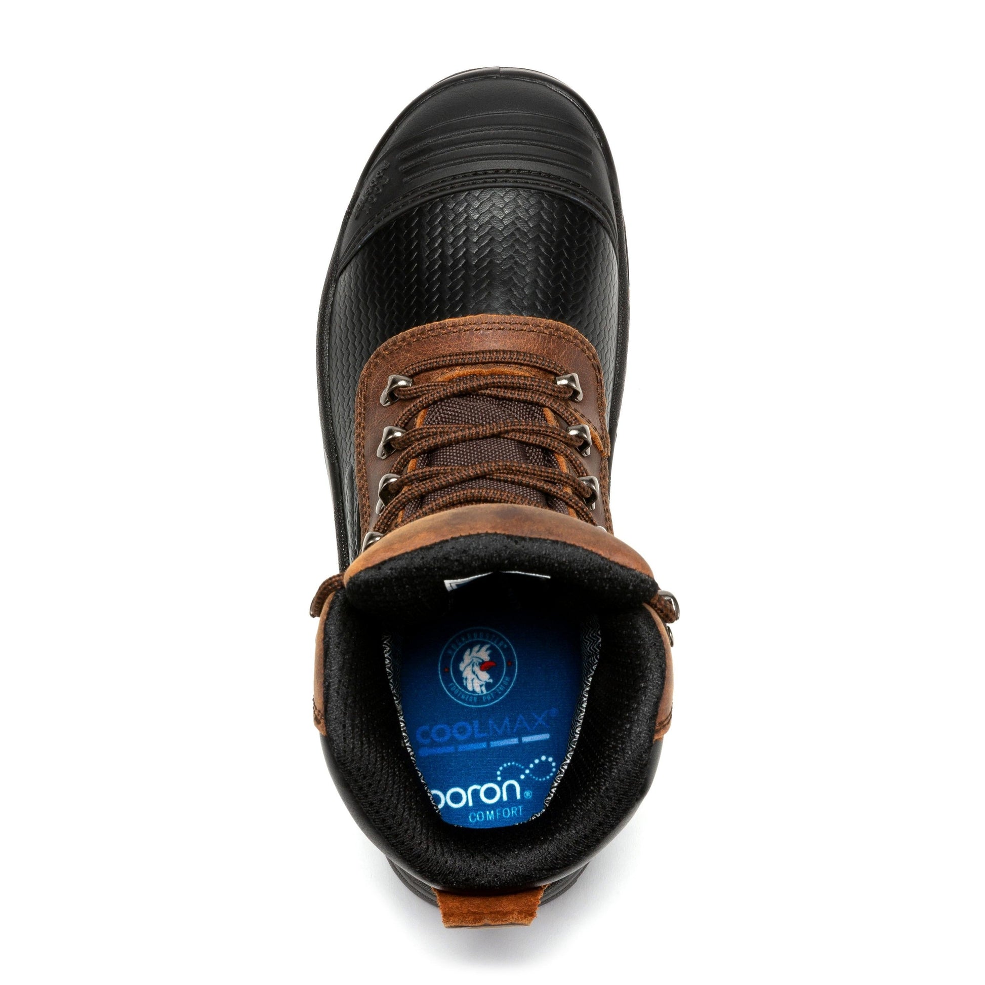 TEEK - ROCKROOSTER Sedona 6 IN Waterproof Steel Toe Leather Work Boots SHOES TEEK RRF