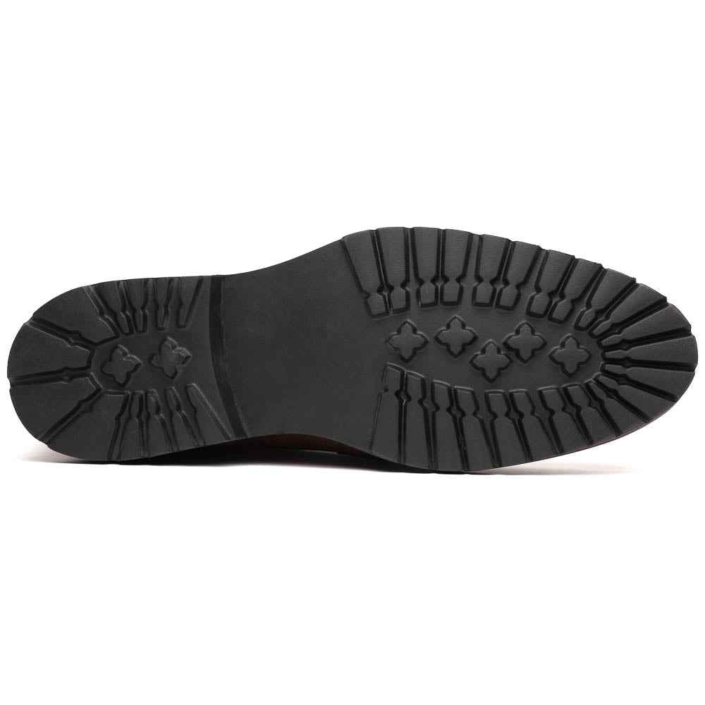 TEEK - 46-602-BLK REZZA Suede Calfskin Chukka Boot Black SHOES TEEK ZI