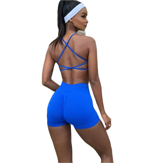 TEEK - Sienna V Back Shorts SHORTS TEEK RP Small Blue