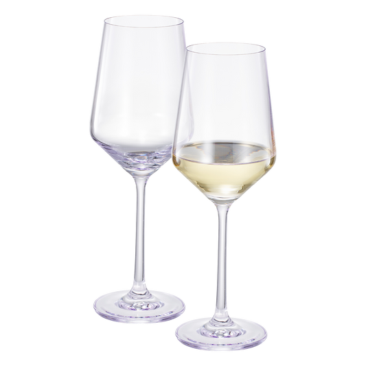 TEEK - Monet Stemmed Wine Glassware Purple Set HOME DECOR TEEK KS