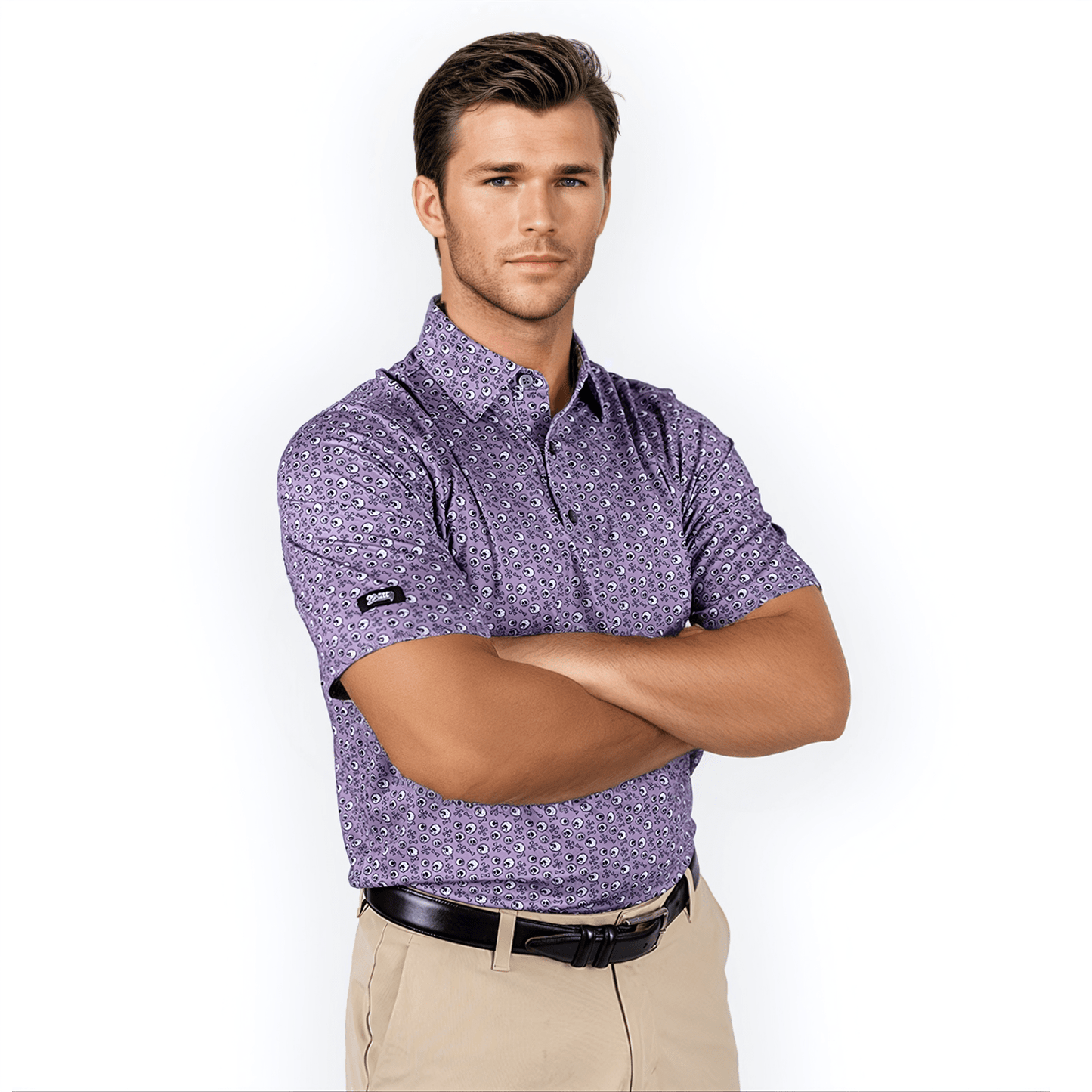 TEEK - Skull and Bones Mens Polo TOPS TEEK 2P
