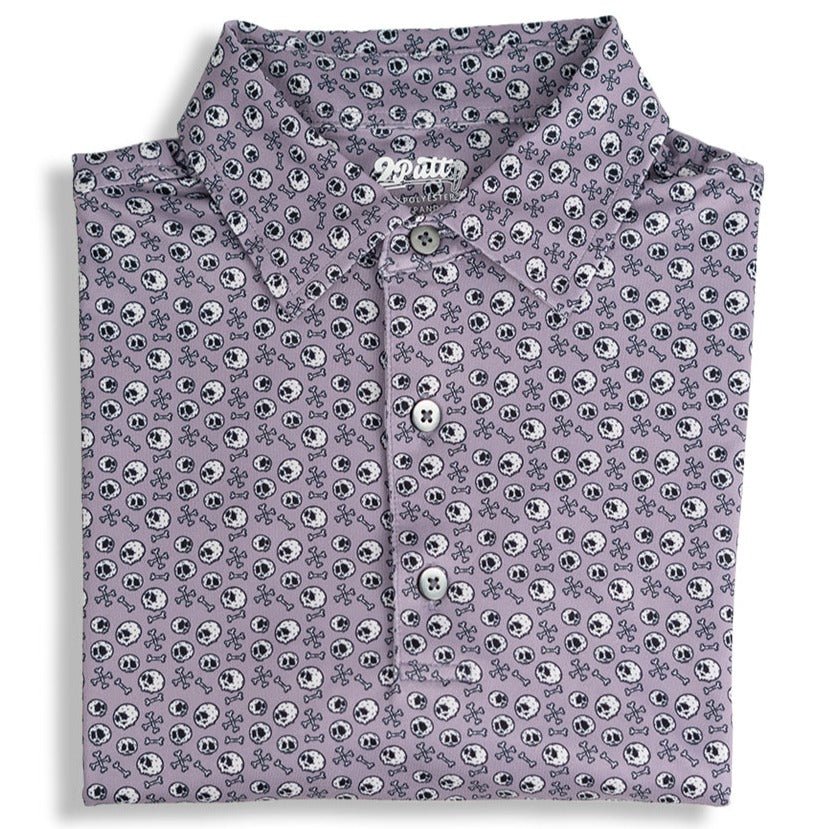TEEK - Skull and Bones Mens Polo TOPS TEEK 2P S