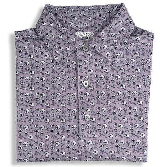 TEEK - Skull and Bones Mens Polo TOPS TEEK 2P S