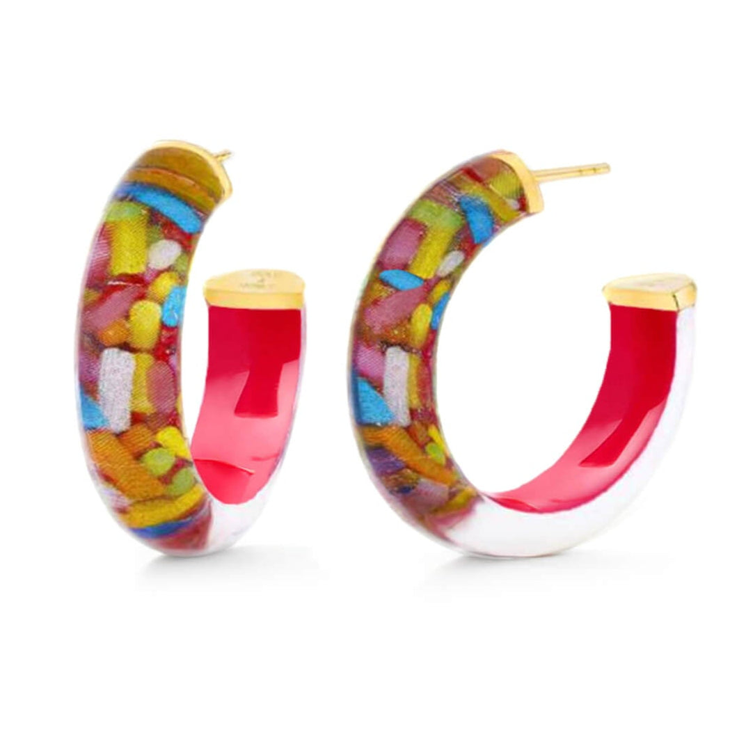 TEEK - Sprinkles Illusion Hoop Earrings JEWELRY TEEK GNH