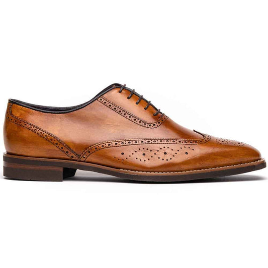 TEEK - 25-562-CML STEPHANO Wingtip Oxford Camel SHOES TEEK ZI