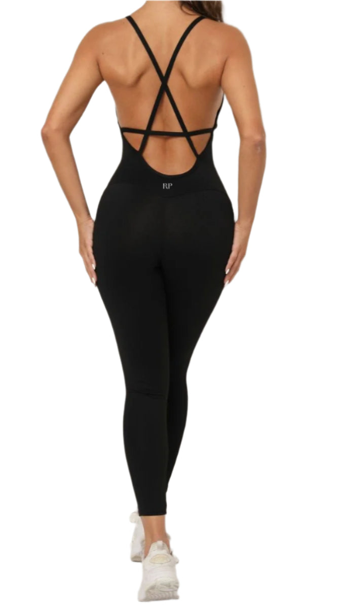 TEEK - Strappy Jumpsuit JUMPSUIT TEEK RP Small Black