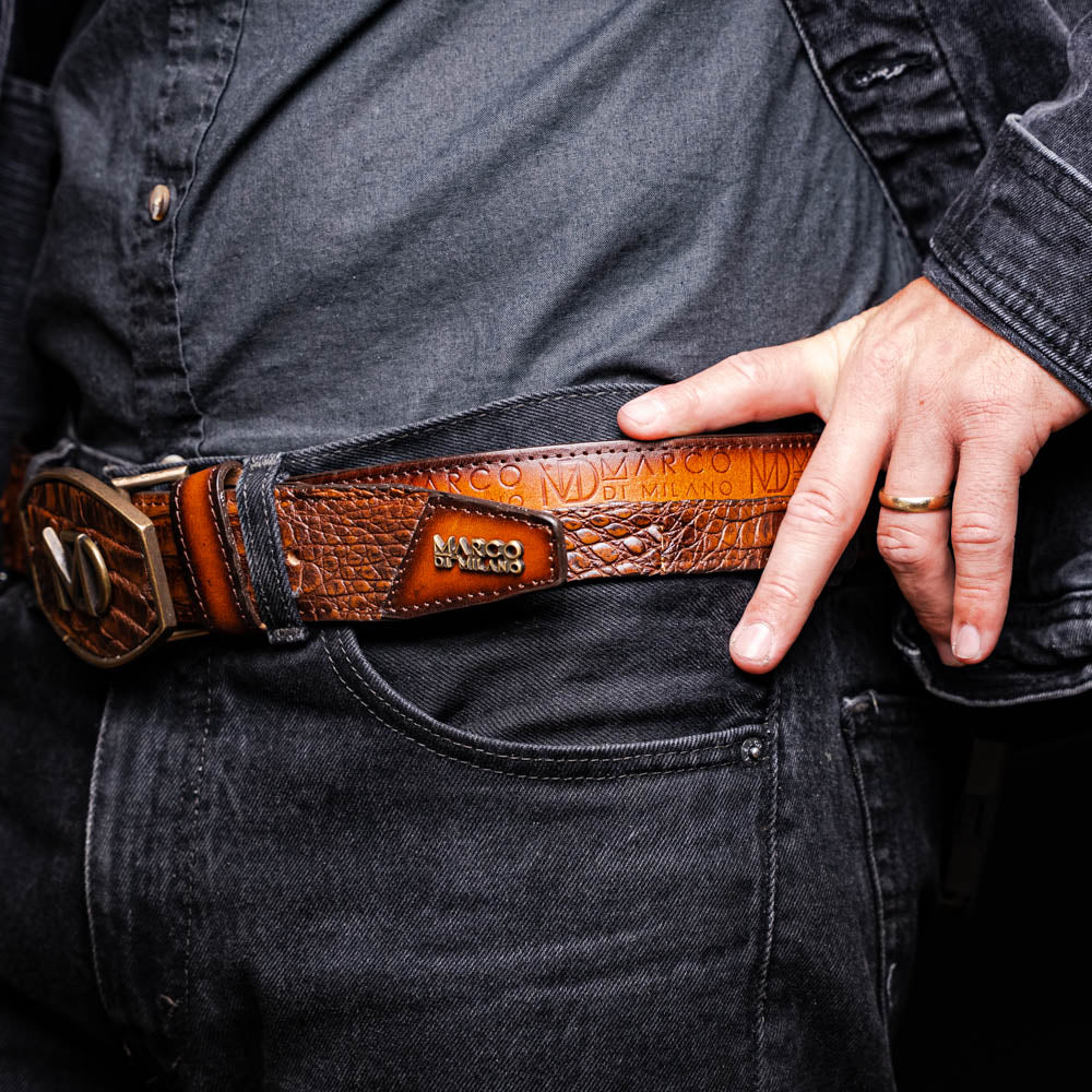 TEEK - Mens Texas Belt Aged Maple BELT TEEK MDM